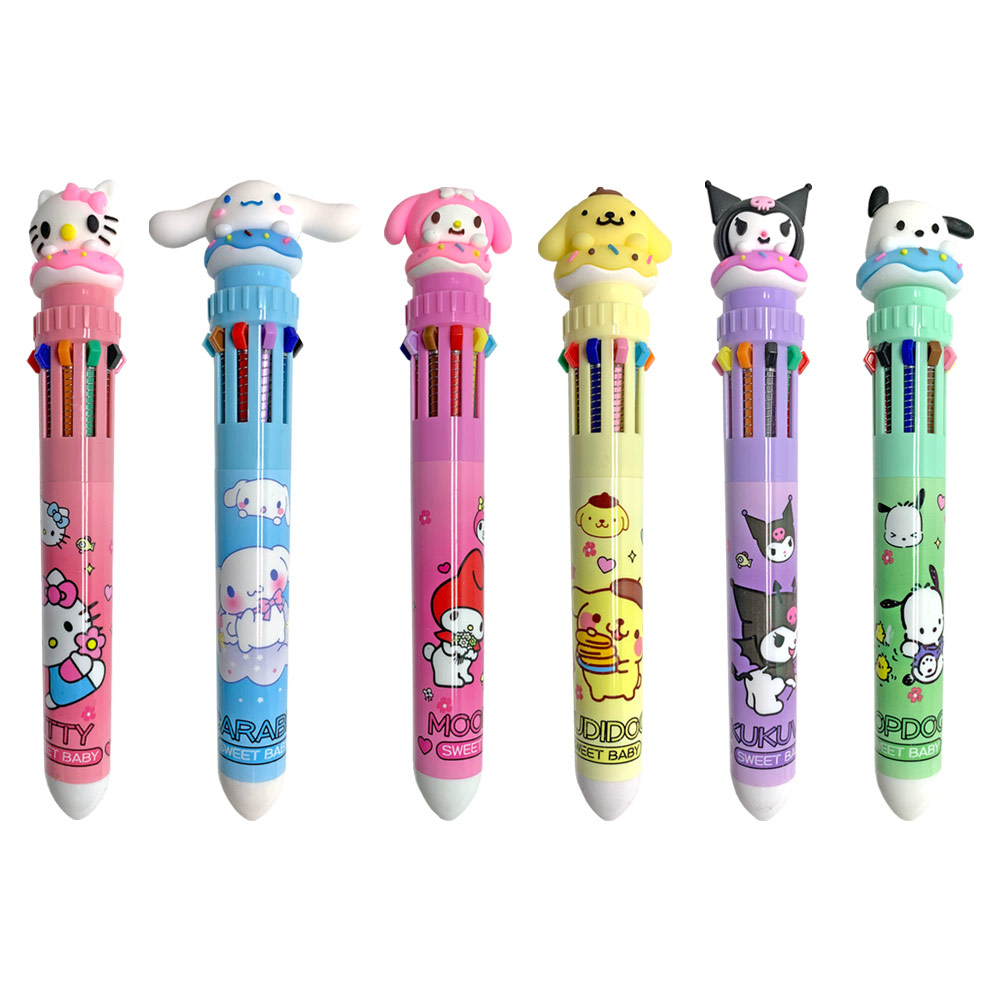 Sanrio 10 Colors Ballpoint Pen