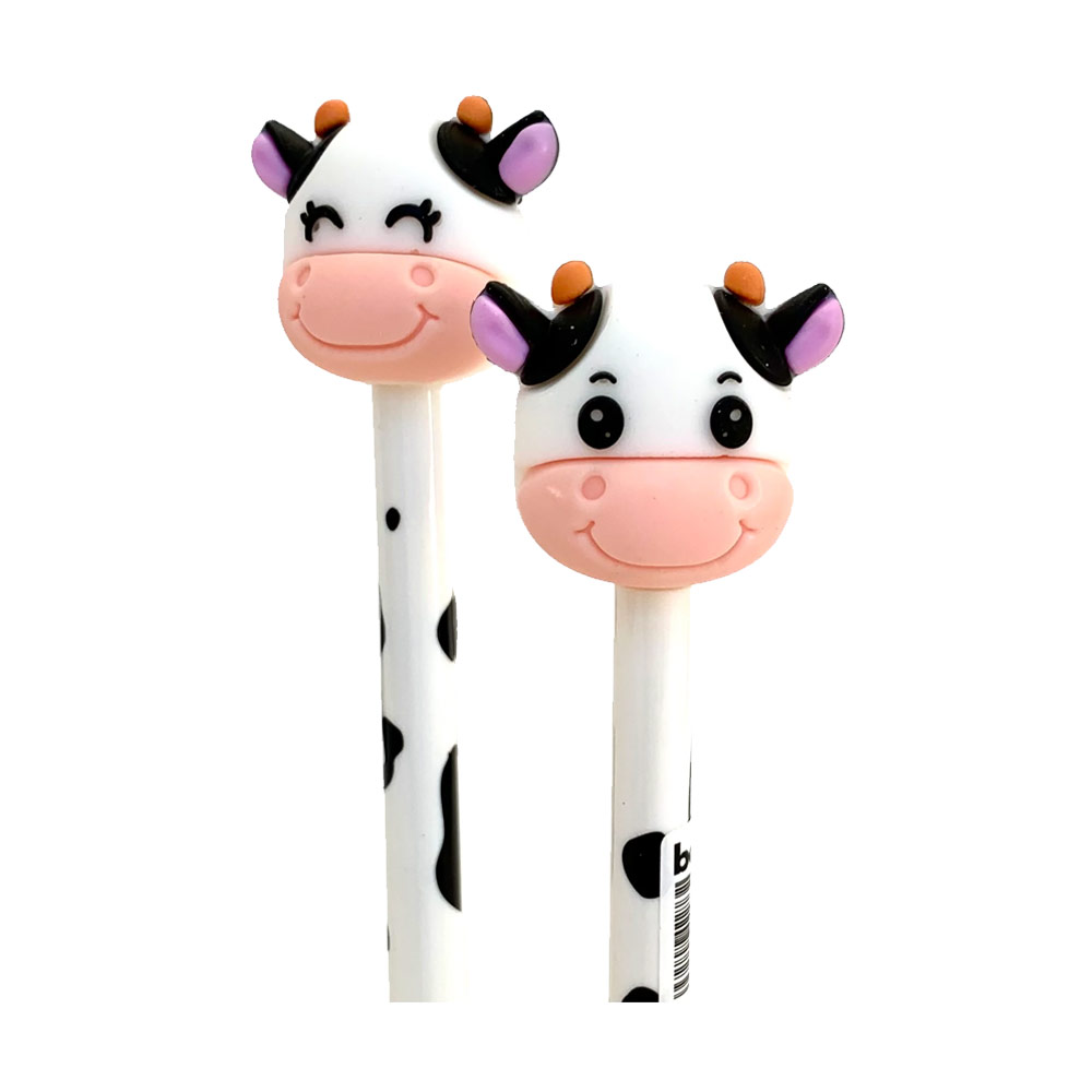 Cow Retractable Gel Pen