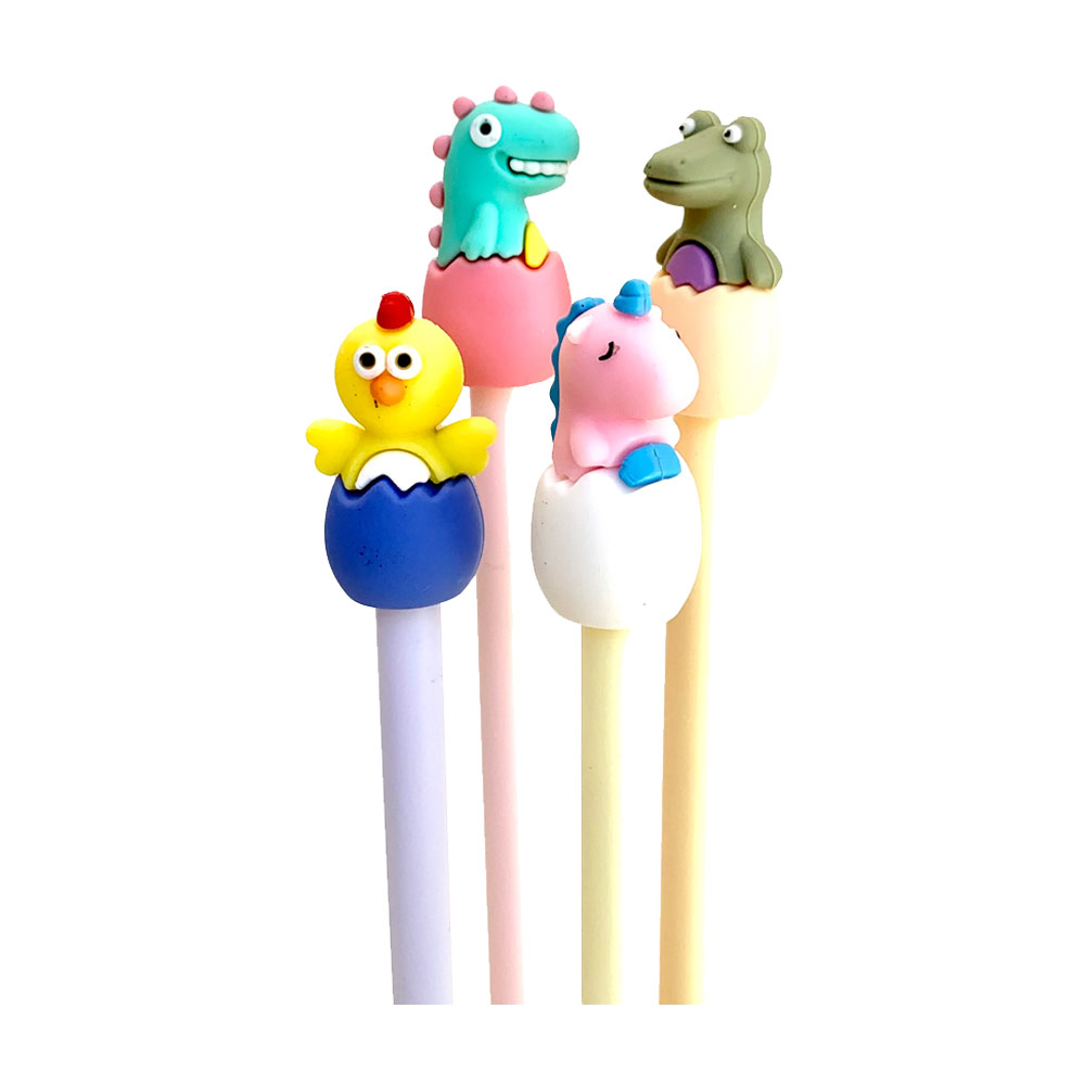 Novelty Gel Pen 0.5mm Egg Pets