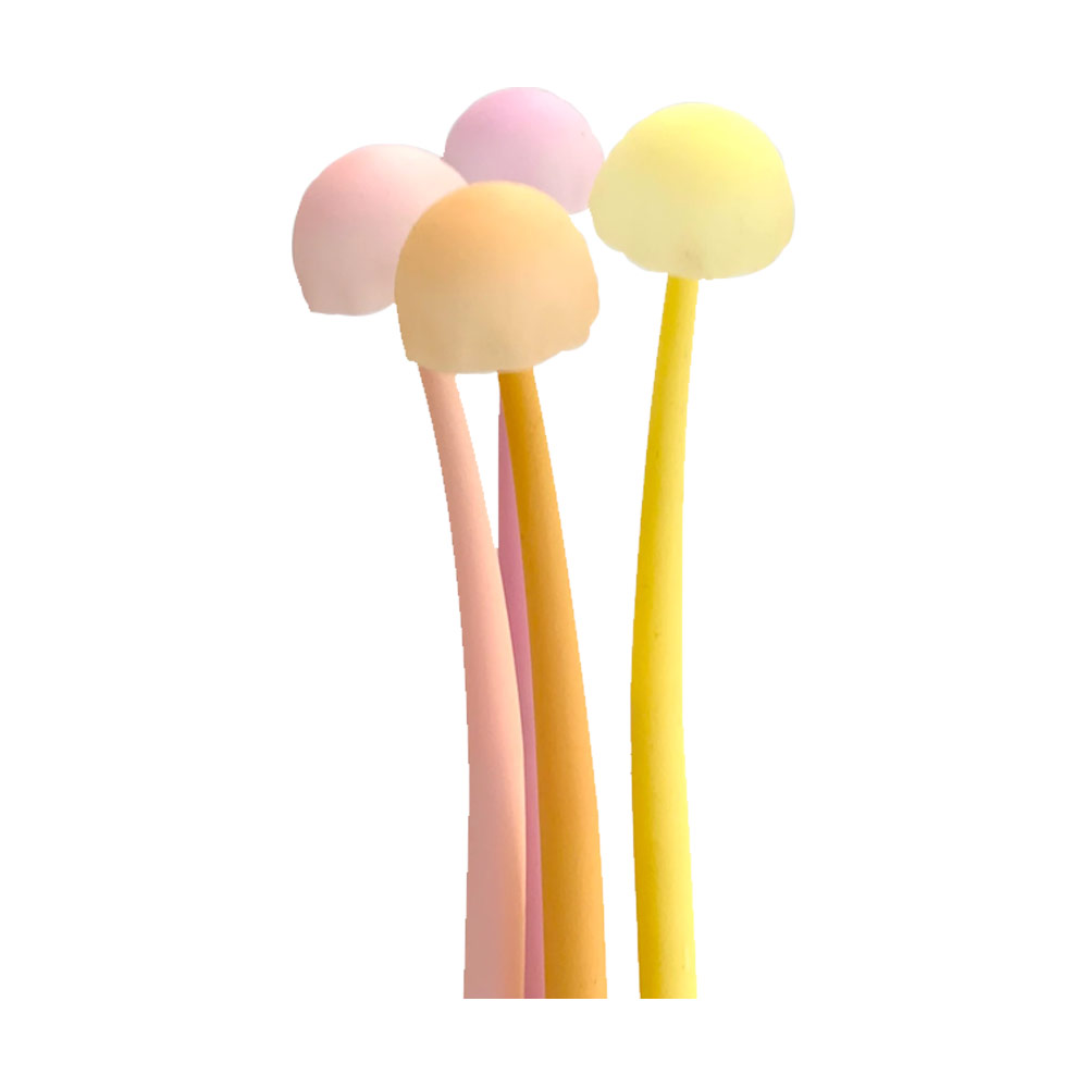 Novelty Gel Pen 0.5mm Glow in the Dark Mushroom