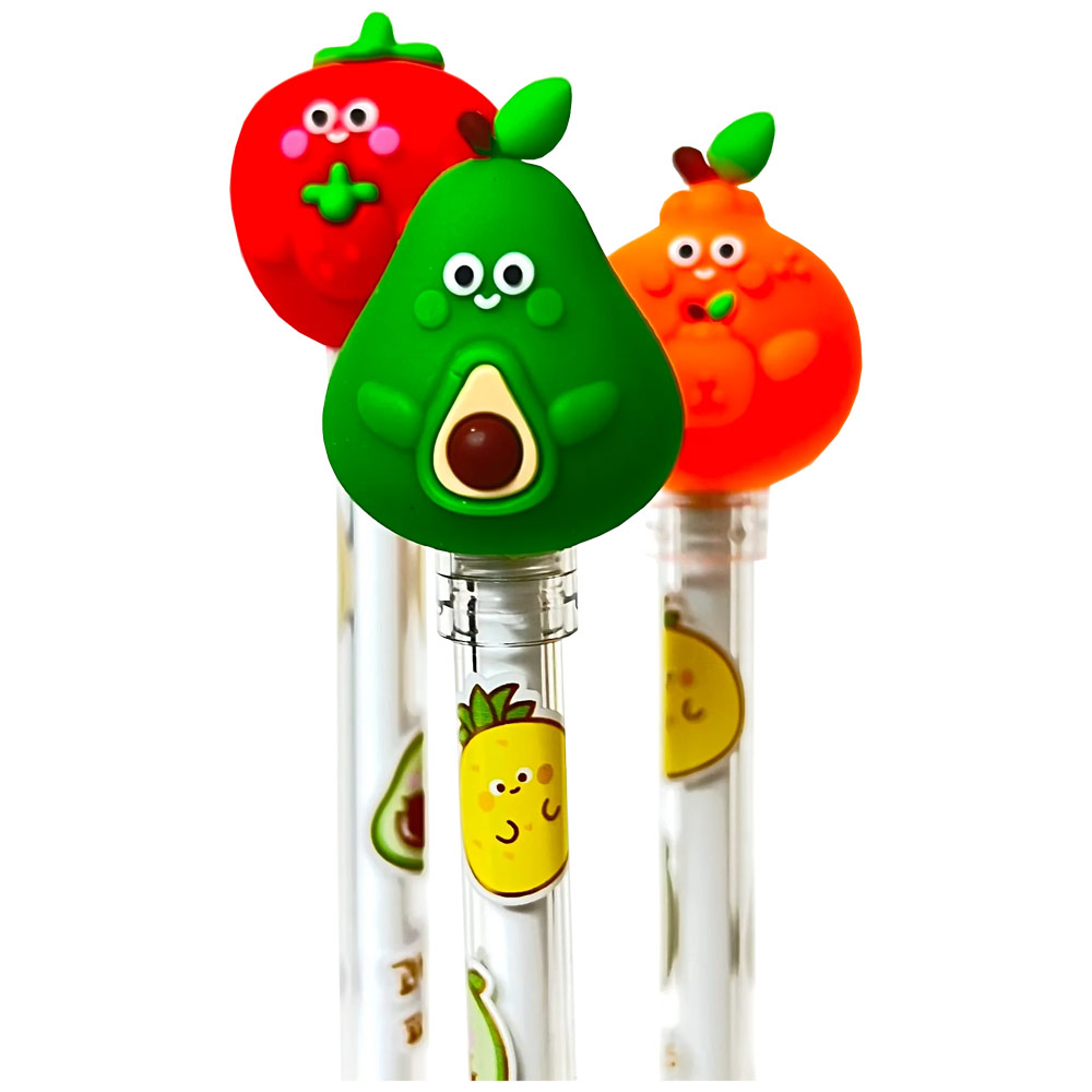 Novelty Gel Pen 0.5mm Fruit Buddies