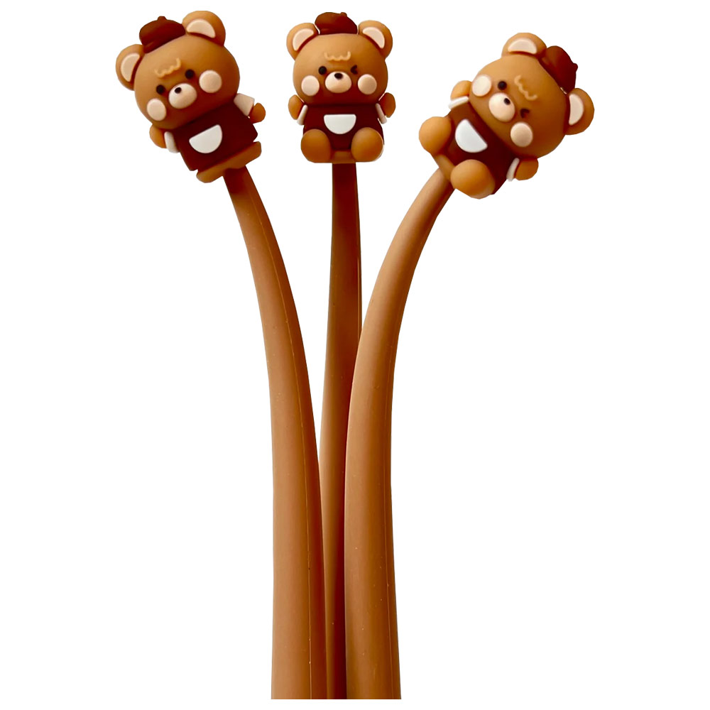 Novelty Gel Pen 0.5mm Coffee Bear
