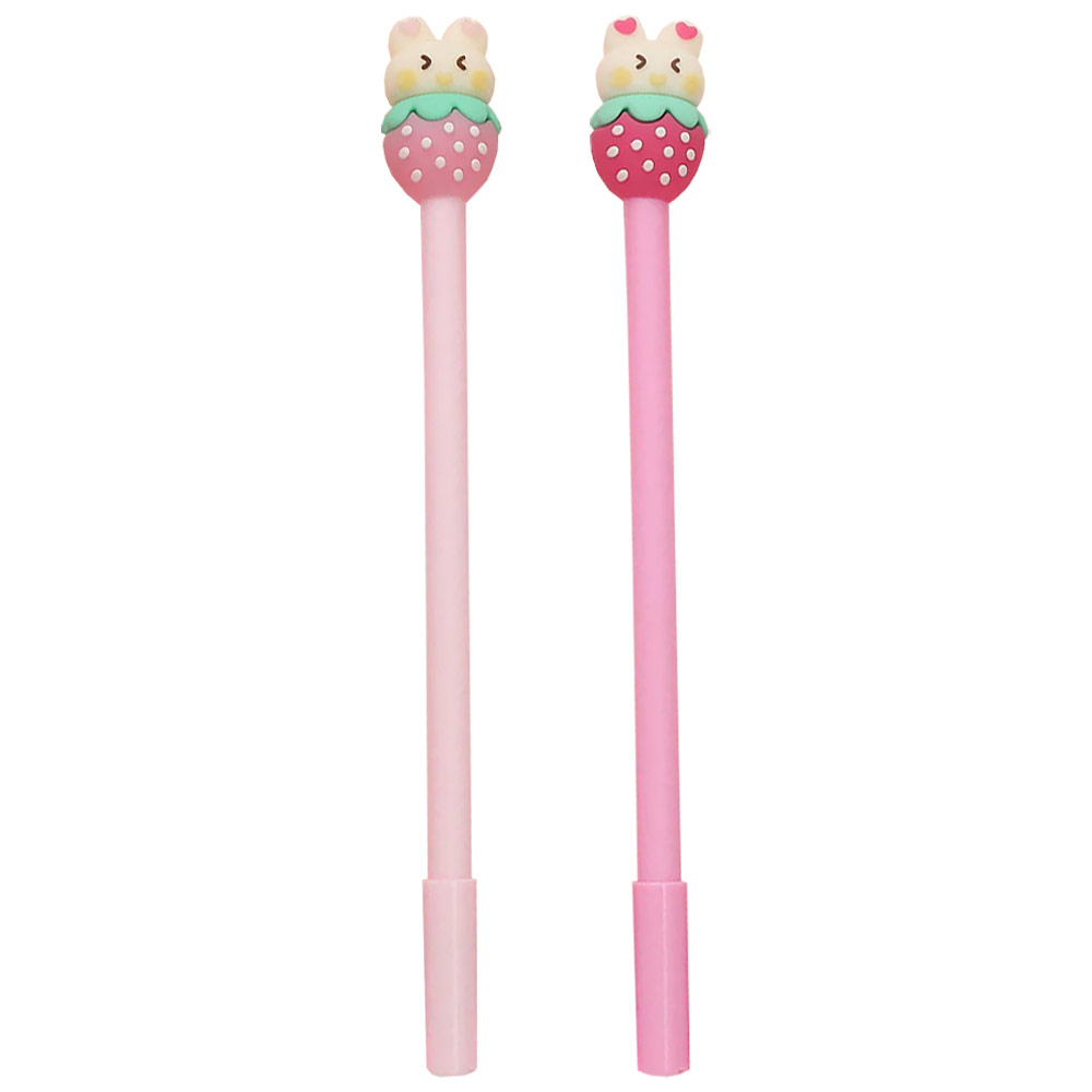 Novelty Gel Pen 0.5mm Strawberry Rabbit