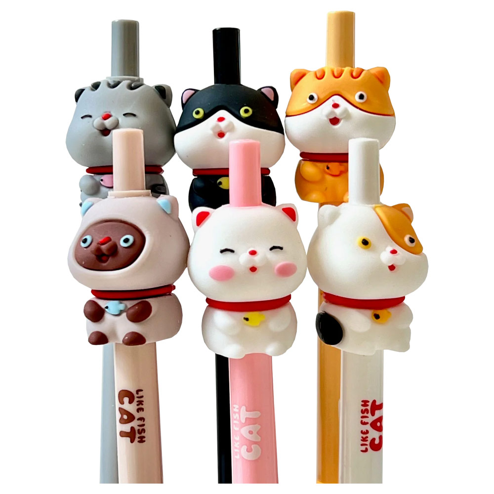 Novelty Gel Pen 0.5mm Cat Like Fish