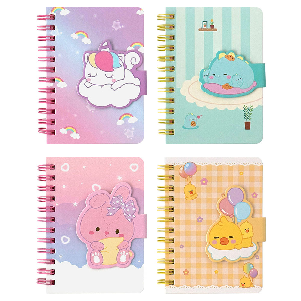 Lazy Star Magnet Mini Notebook 60 Sheets 3.43"x4.37" Lined