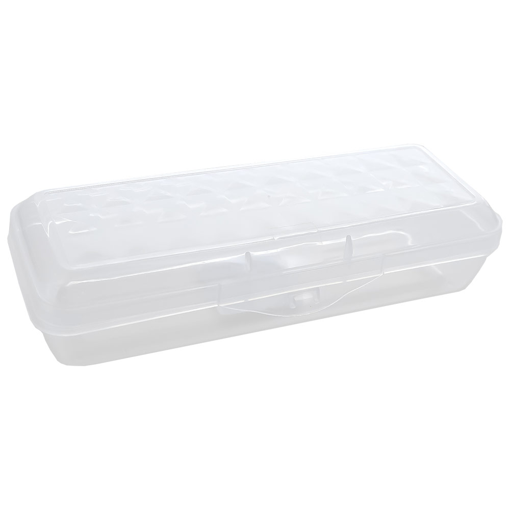 Bazic Pencil Case Organizer Box 8" Clear