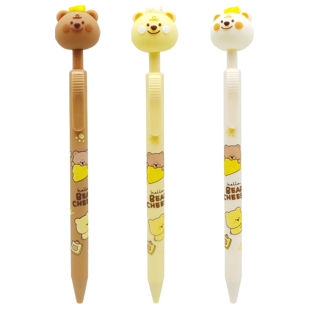 Bear Cheese Gel Pen 0.5mm