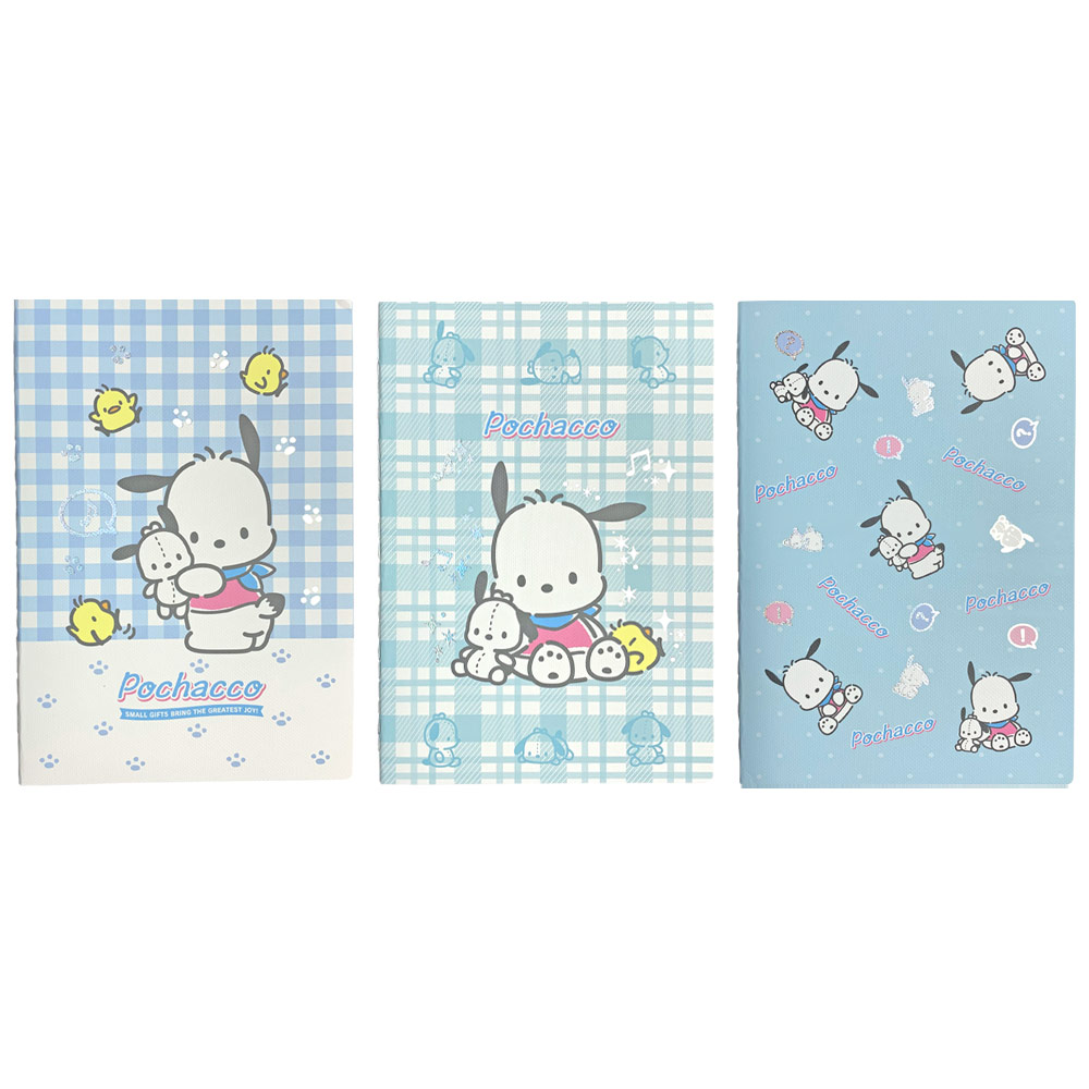 Sanrio A5 Ruled Notebook 42 Pages 146mm x 210mm Pochacco