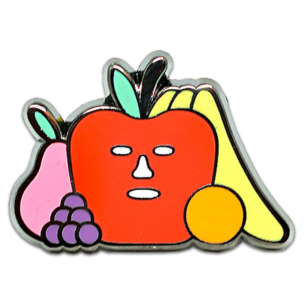 Bracelegs Collective Enamel Pin Fruit Face