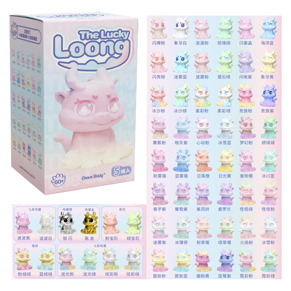 Choco Teddy x The Lucky Loong Blind Box Mini PlayPlay Scent Dragon