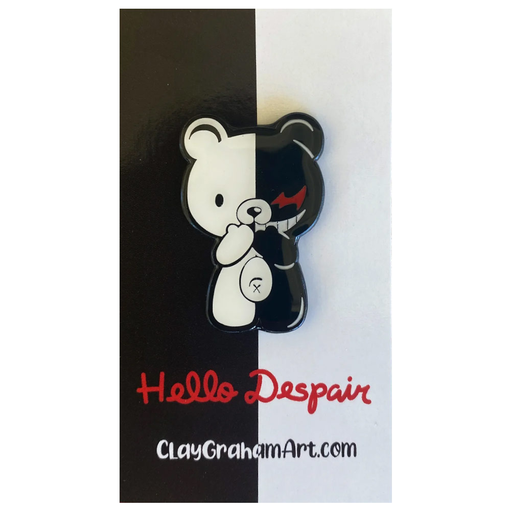 Clay Graham Art Enamel Pin Hello Despair