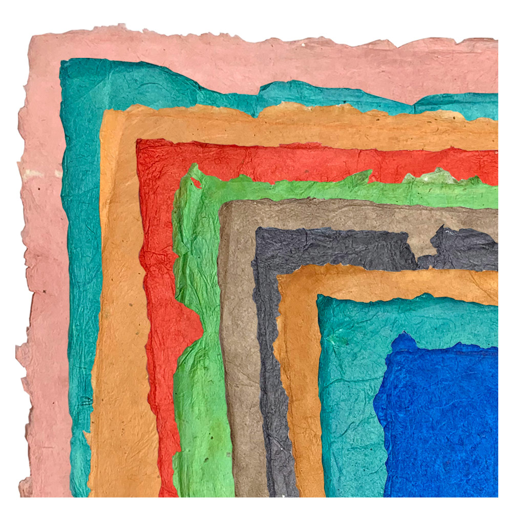 Lokta Rainbow Paper 10 Pack 20"x30" Assorted