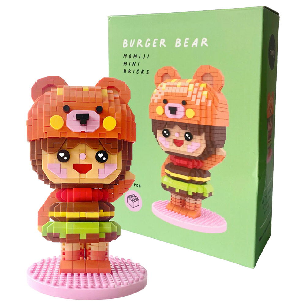 Momiji Mini Bricks Burger Bear