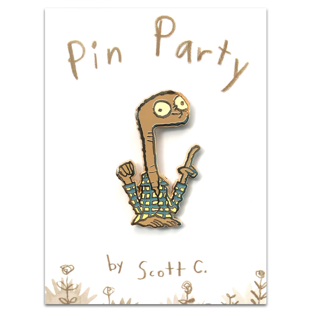 Scott C Enamel Pin Home Phoner