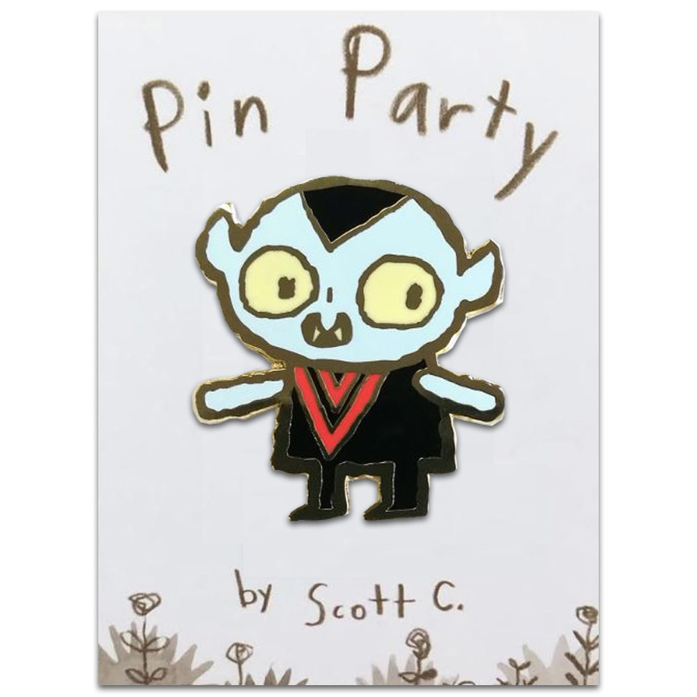 Scott C Enamel Pin Little Vampy