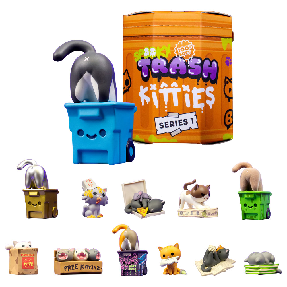 100% Soft Blind Box Trash Kitties Series 3