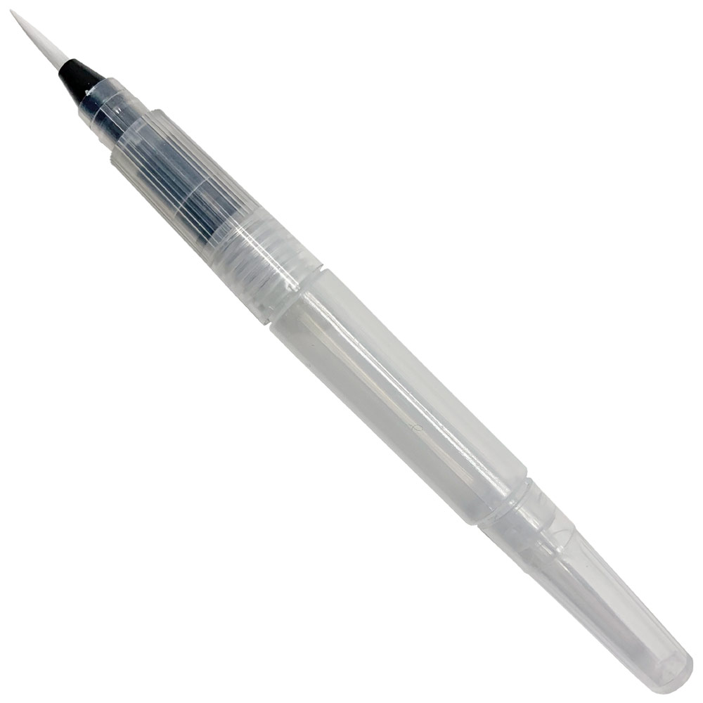 Empty Waterbrush Pen with Cap Round Small