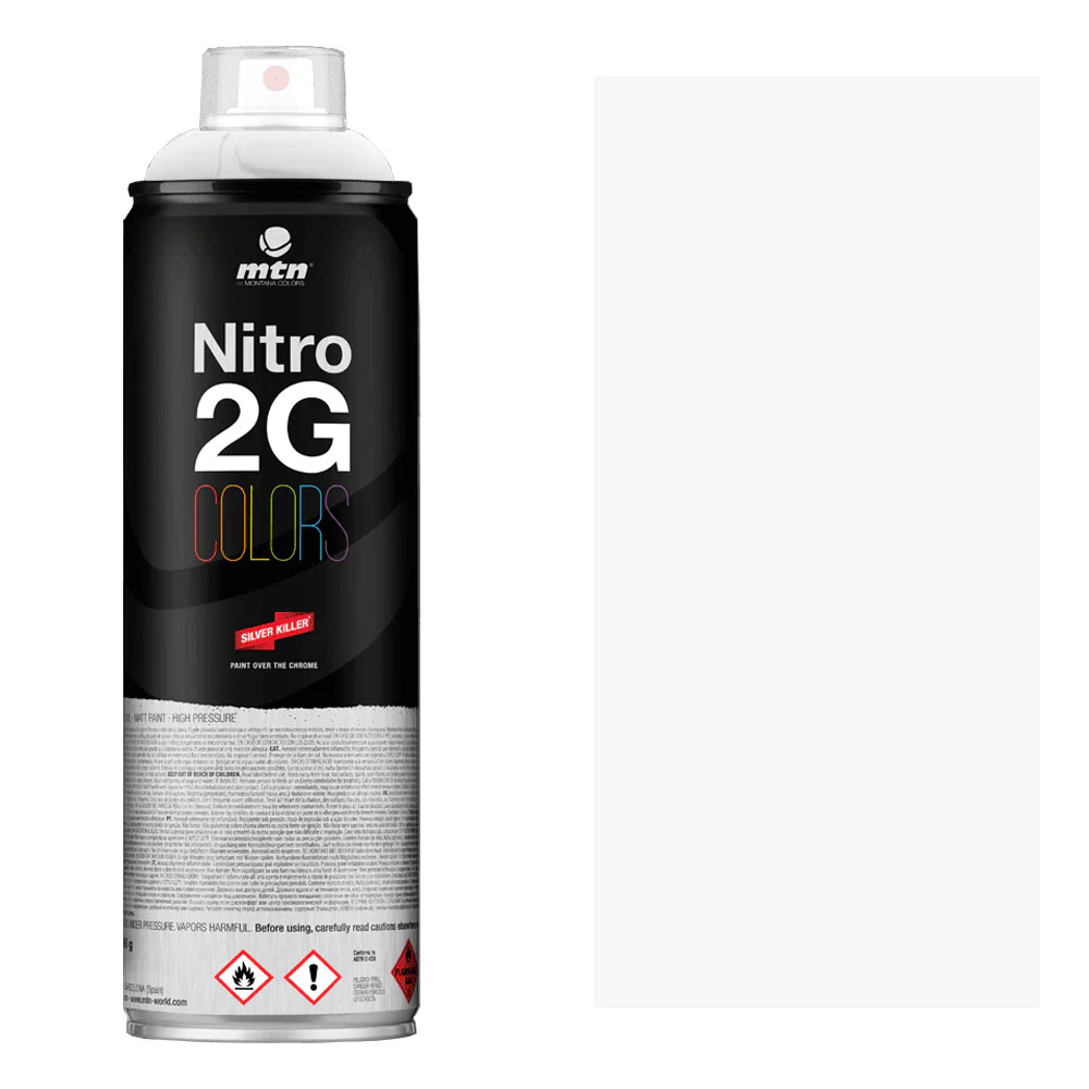 MTN Nitro 2G Colors Spray Paint 500ml White