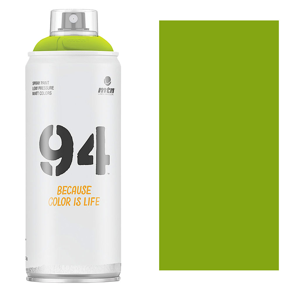 Montana Colors Paint Spray Mtn 94 Rv-125 Neon Green-ex0140125m