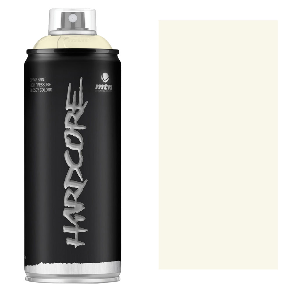 MTN Hardcore Spray Paint 400ml Puccinelli White