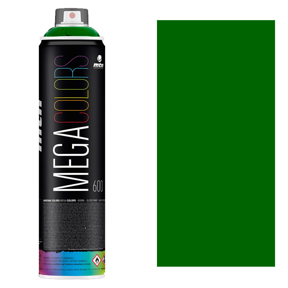 MTN Mega Colors Spray Paint 600ml Lutecia Green