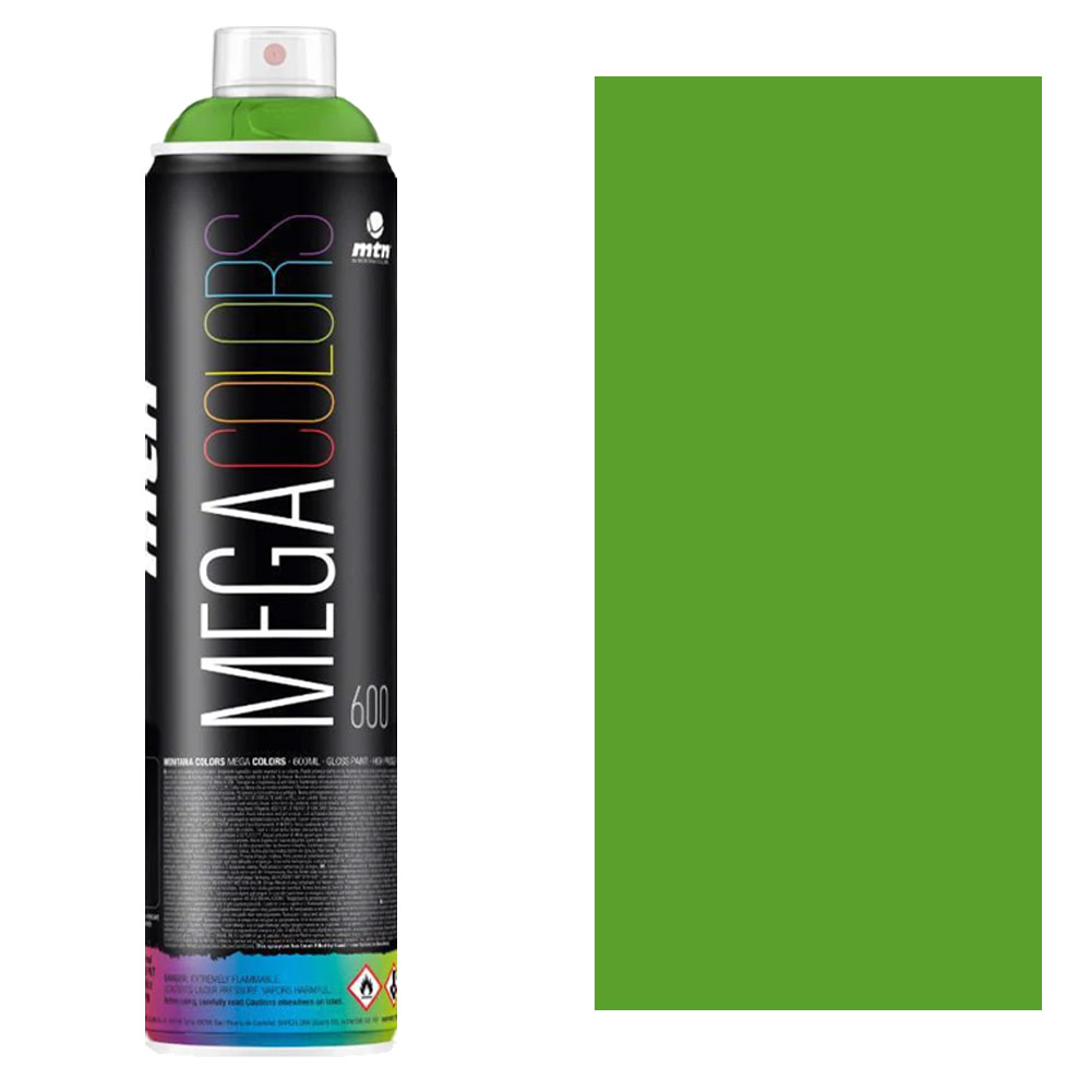 MTN Mega Colors Spray Paint 600ml Guacamole Green