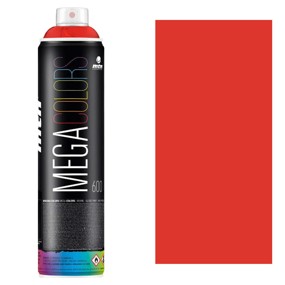 MTN Mega Colors Spray Paint 600ml Light Red
