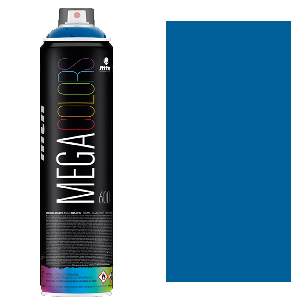 MTN Mega Colors Spray Paint 600ml Dark Blue
