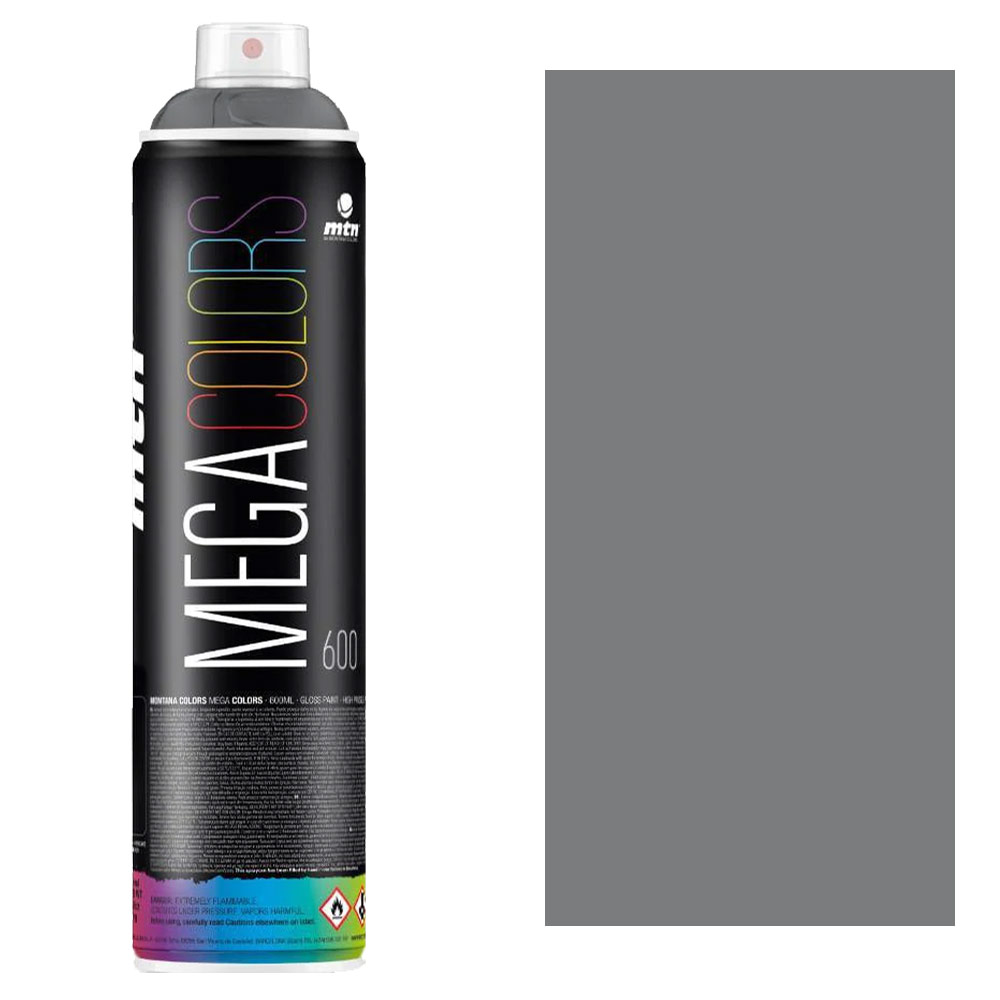 MTN Mega Colors Spray Paint 600ml Pearl Grey
