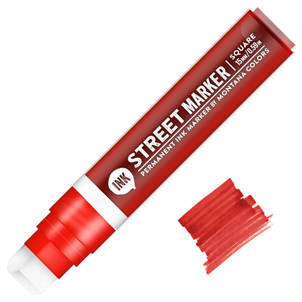 MTN Street Ink Permanent Alcohol Ink Marker 15mm Red