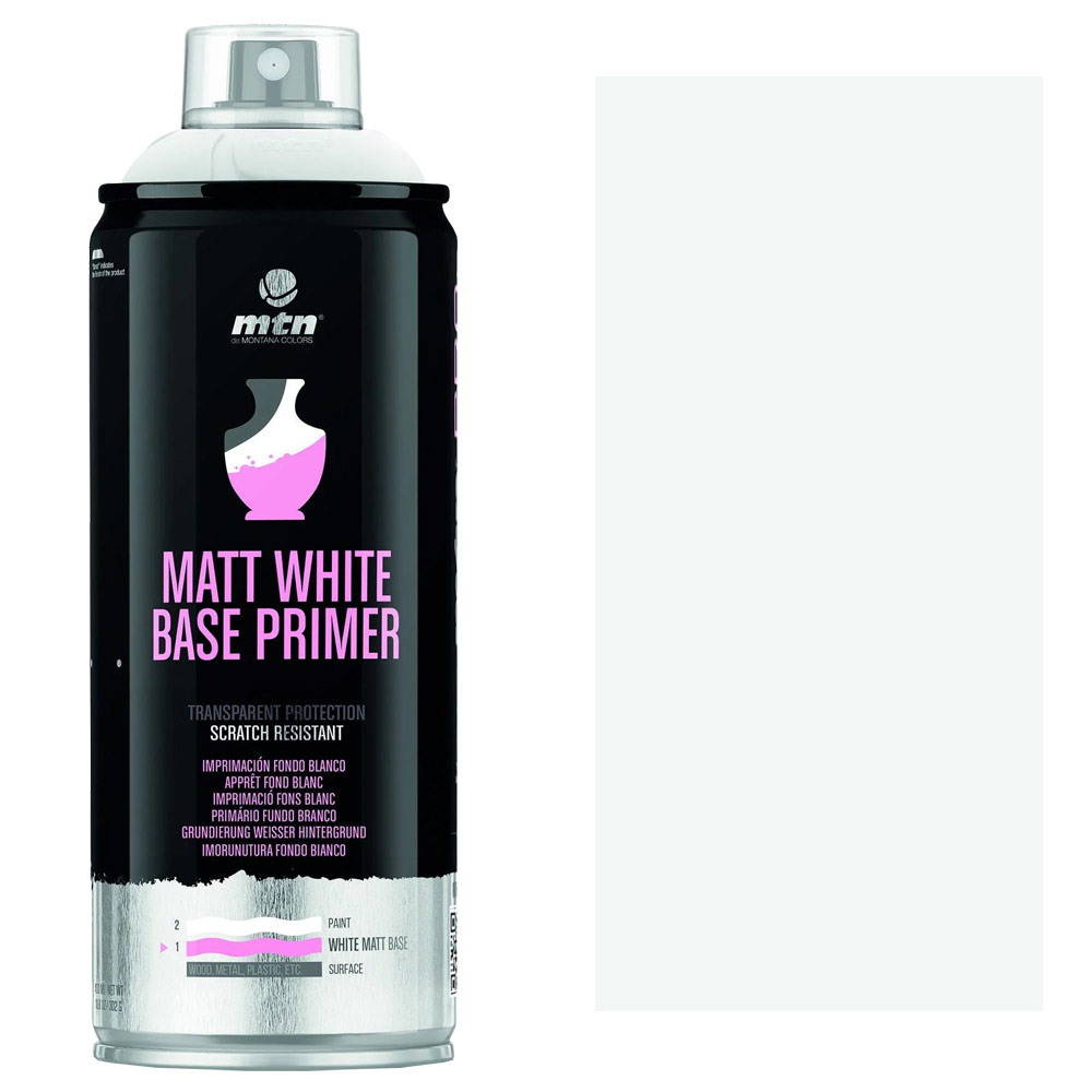 MTN PRO Base Primer Spray 400ml Matte White