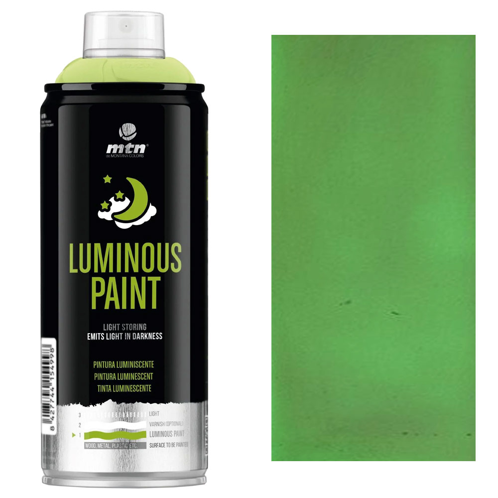 Pintura luminiscente 400ml MONTANA COLORS > Pintura y marcadores de  superficies > Pintura en spray