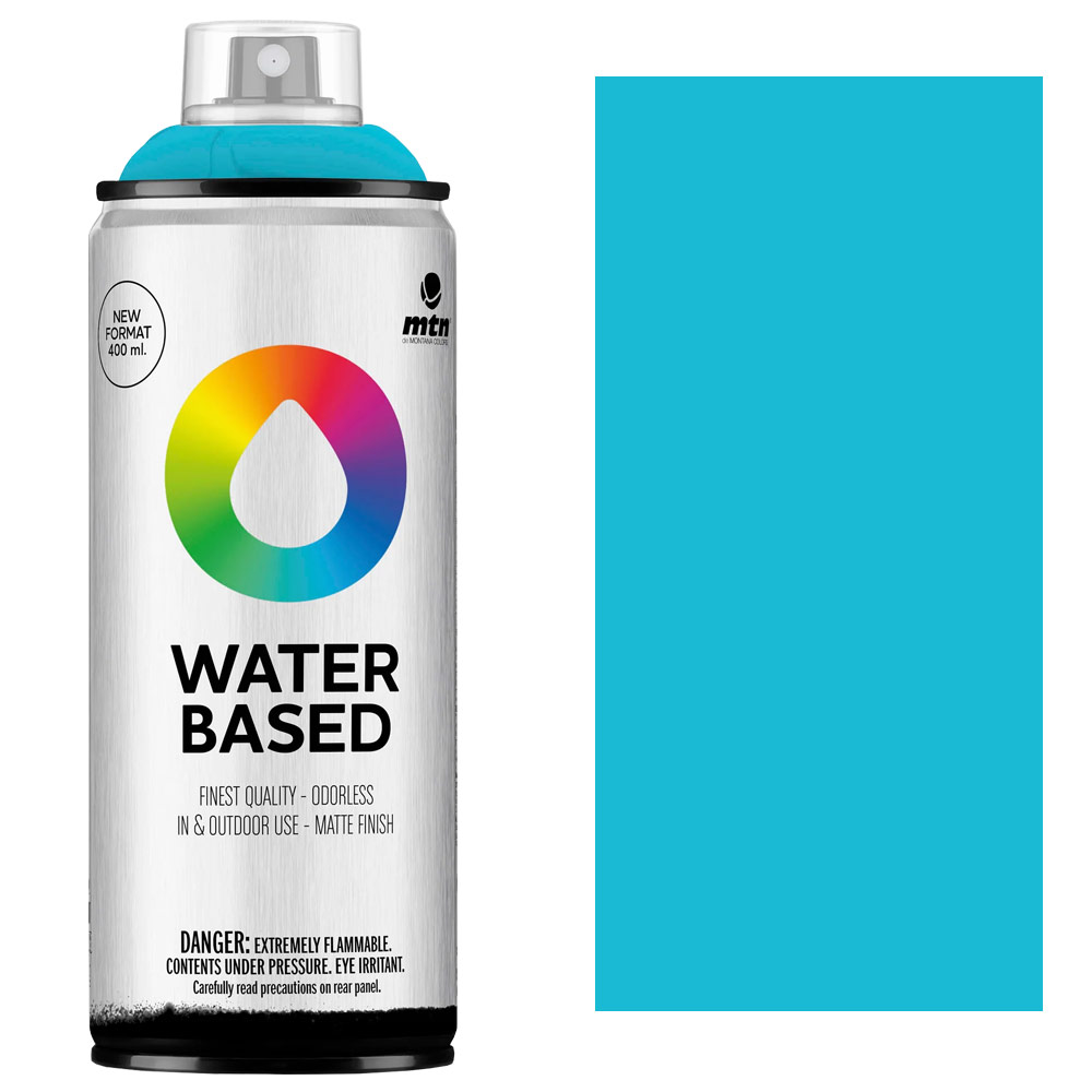 MTN Waterbased 400 Spray Paint 400ml Fiji Blue