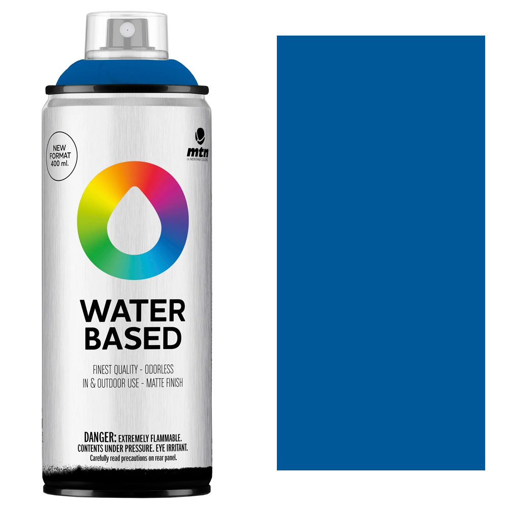MTN Waterbased 400 Spray Paint 400ml Ultramarine Blue