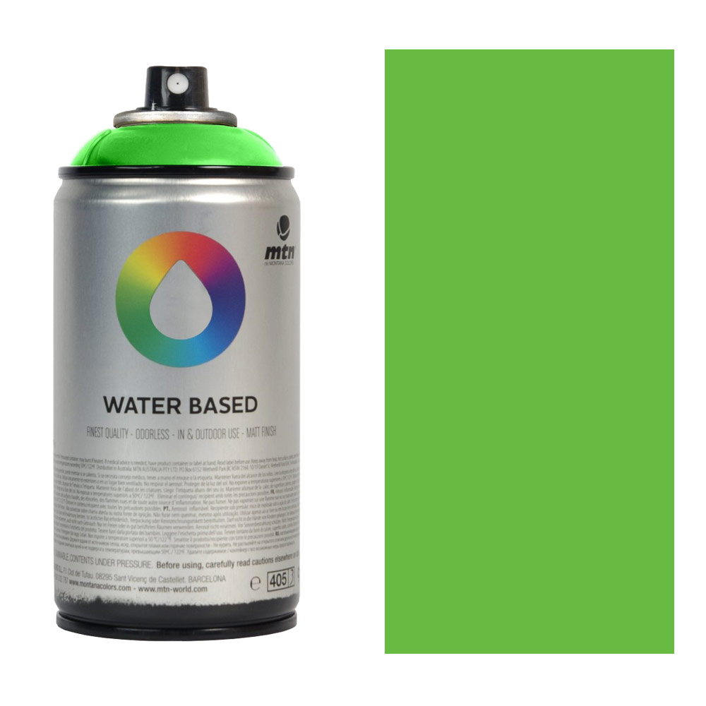 MTN Water Based 300 Spray Paint 300ml Fluorescent Green
