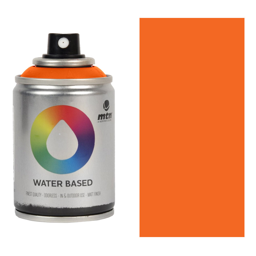 MTN Water Based 100 Spray Paint 100ml Azo Orange