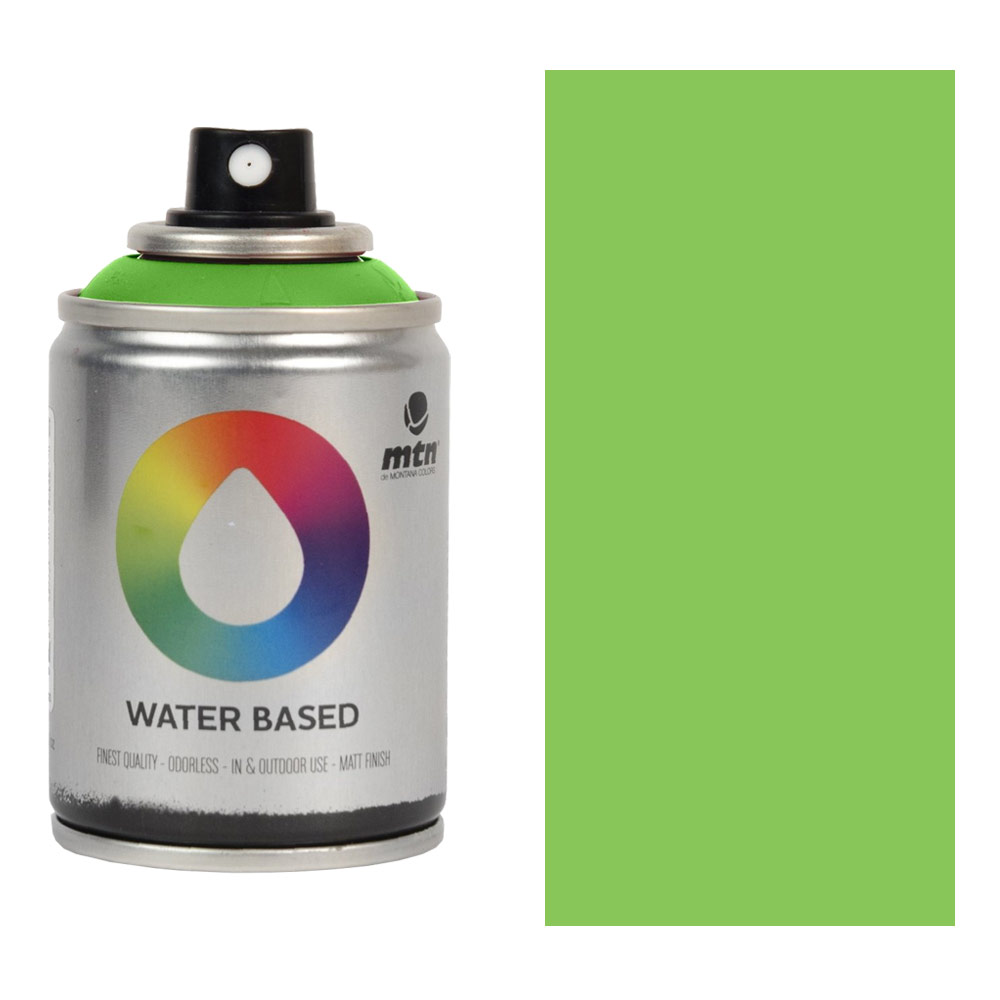 MTN Water Based 100 Spray Paint 100ml Brilliant Light Green