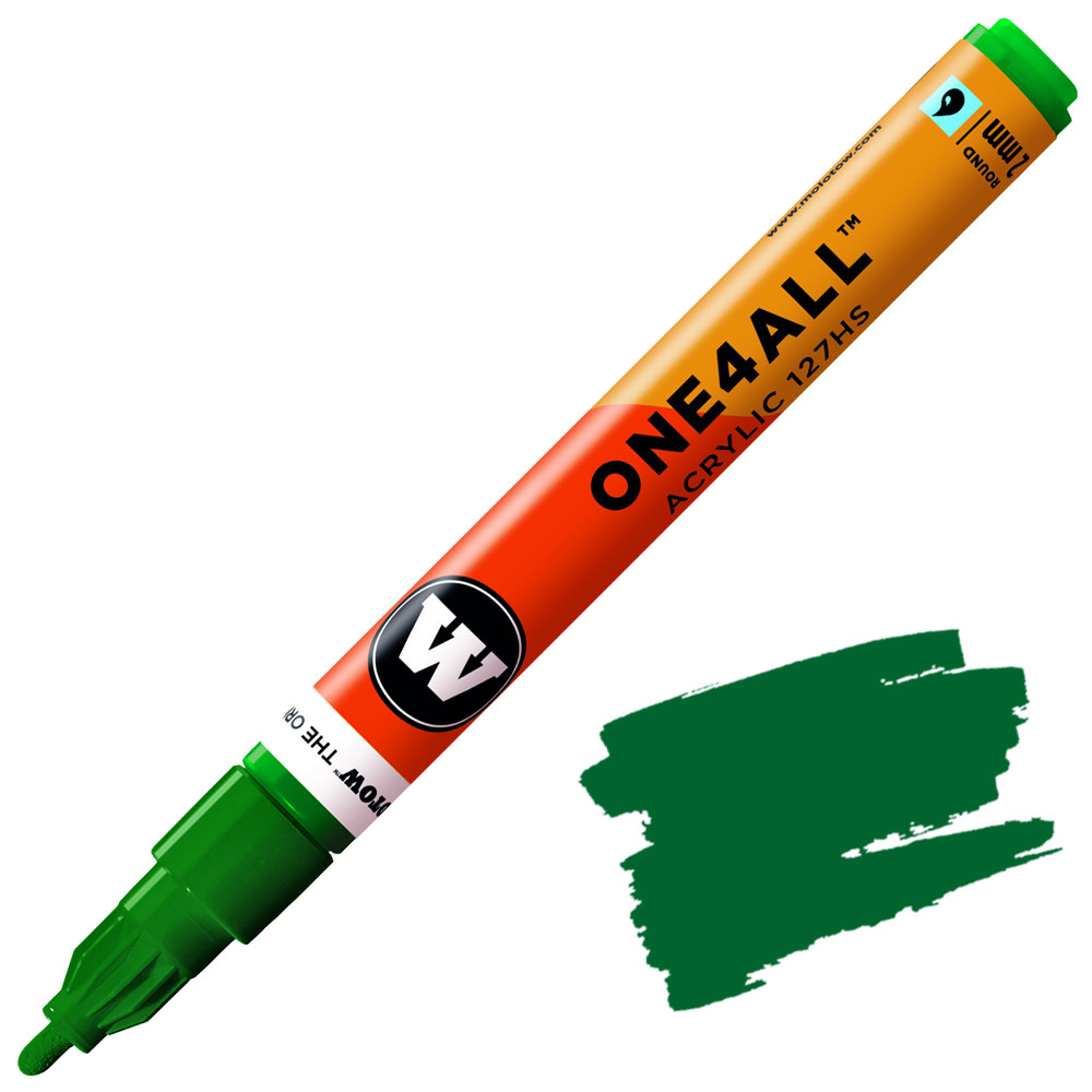 Molotow ONE4ALL 127HS Acrylic Paint Marker 2mm Mister Green
