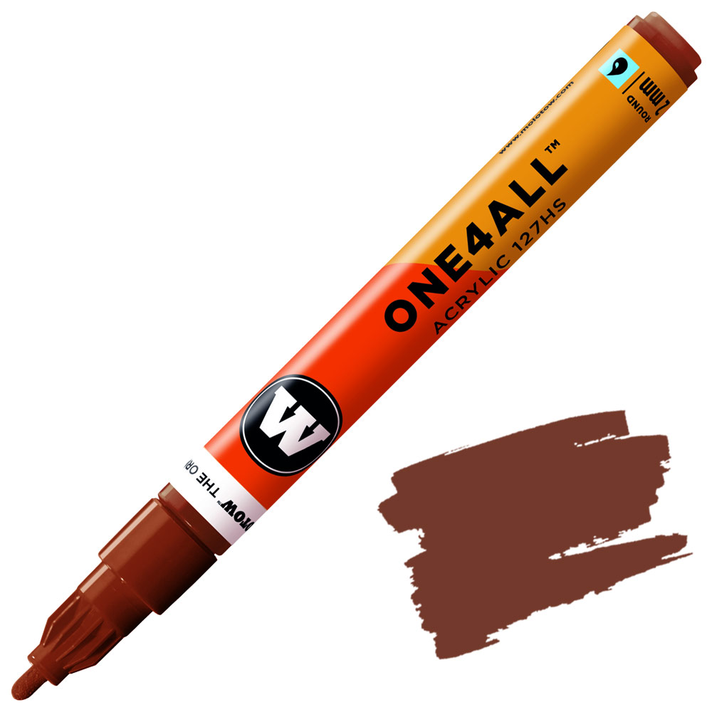 Molotow ONE4ALL 127HS Acrylic Paint Marker 2mm Hazelnut Brown