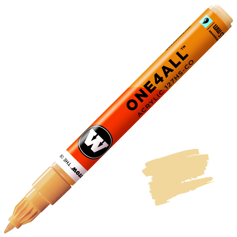 Molotow ONE4ALL 127HS-CO Acrylic Paint Marker 1.5mm Sahara Beige Pastel