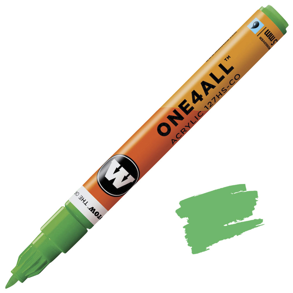 Molotow ONE4ALL 127HS-CO Acrylic Paint Marker 1.5mm Universes Green