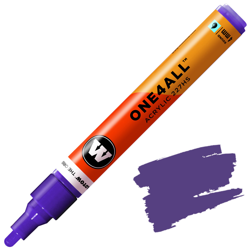 Molotow ONE4ALL 227HS Acrylic Paint Marker 4mm Currant