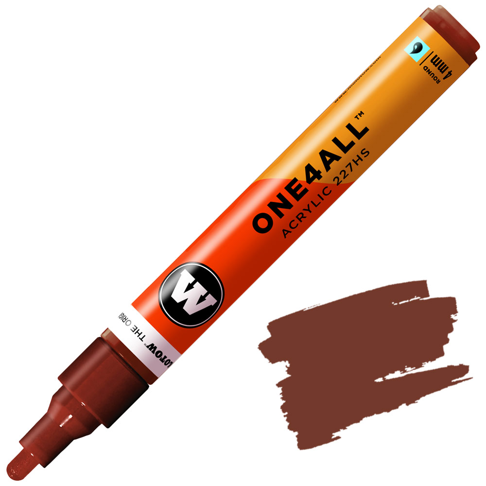 Molotow ONE4ALL 227HS Acrylic Paint Marker 4mm Hazelnut Brown