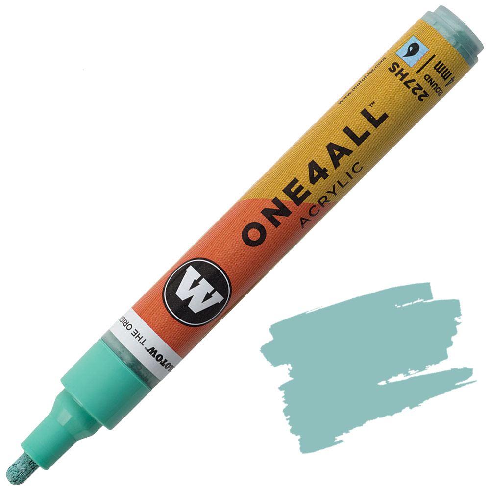 Molotow ONE4ALL 227HS Acrylic Paint Marker 4mm Lago Blue Pastel