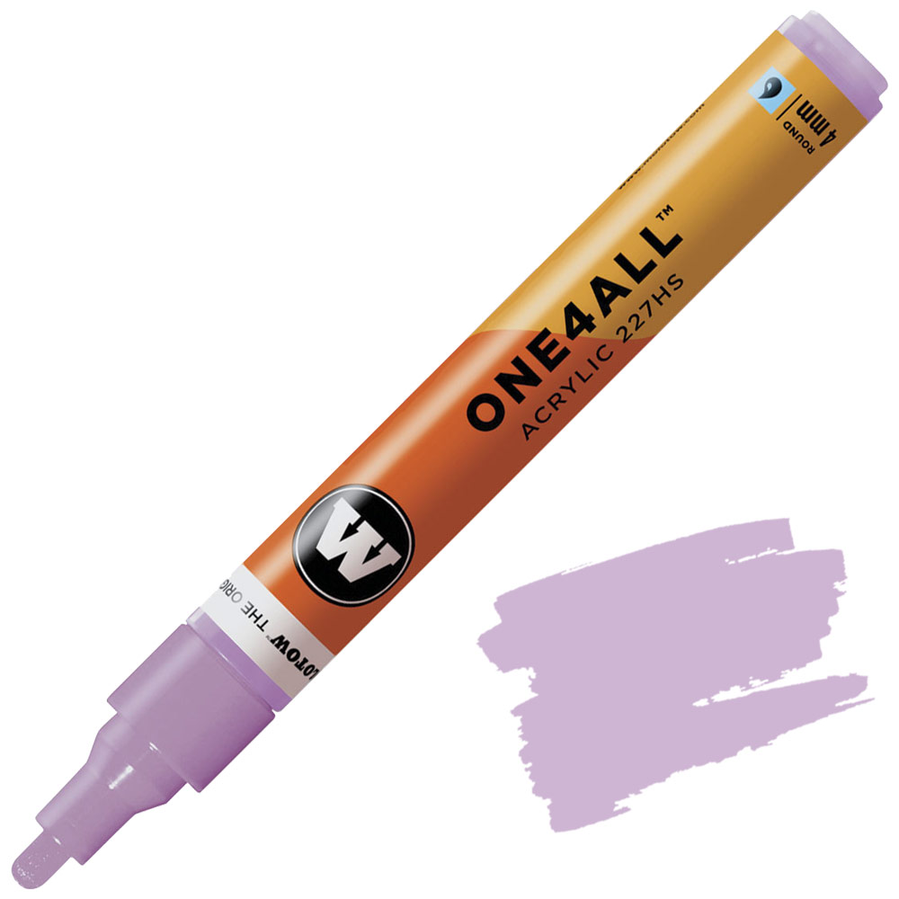 Molotow ONE4ALL 227HS Acrylic Paint Marker 4mm Lilac Pastel