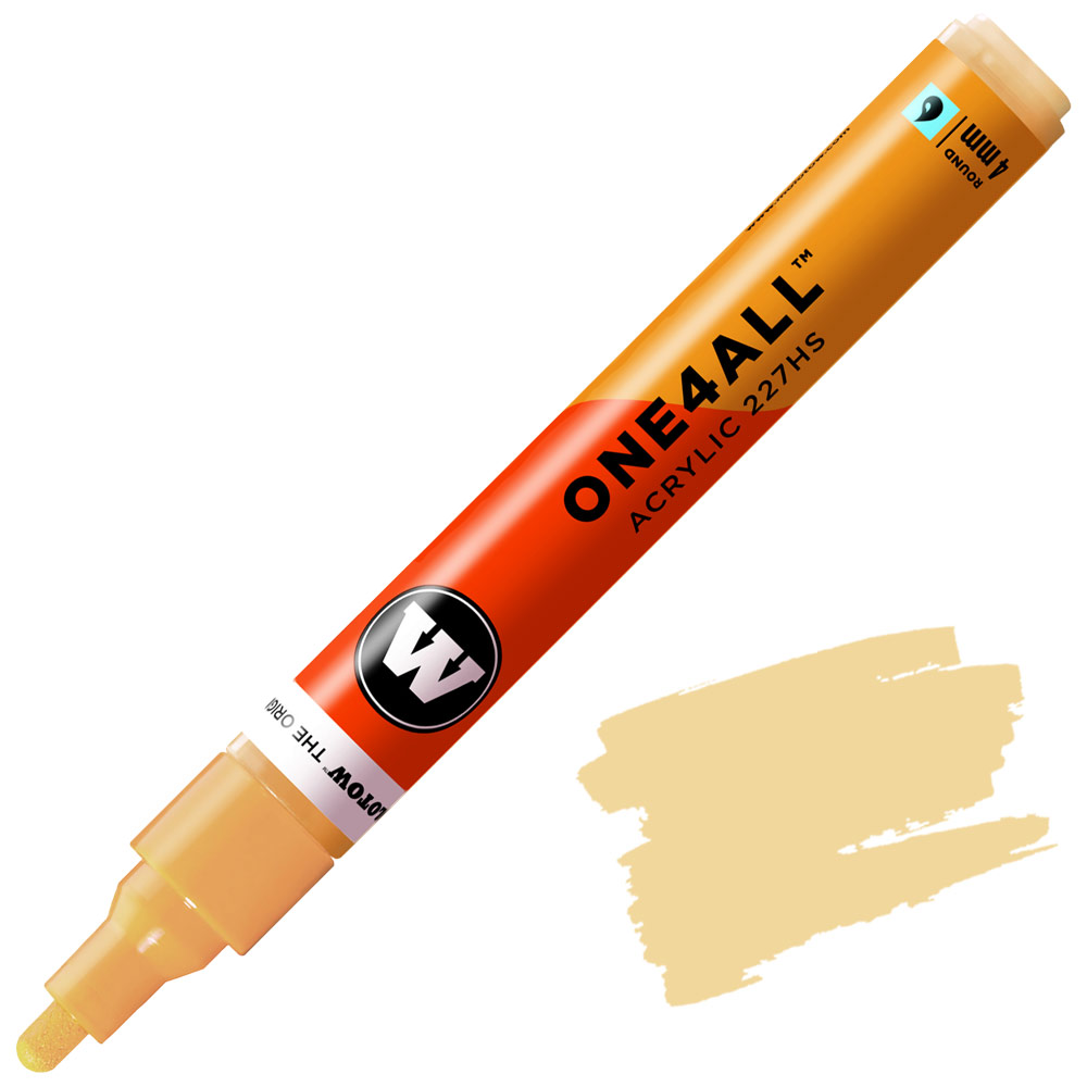 Molotow ONE4ALL 227HS Acrylic Paint Marker 4mm Sahara Beige Pastel