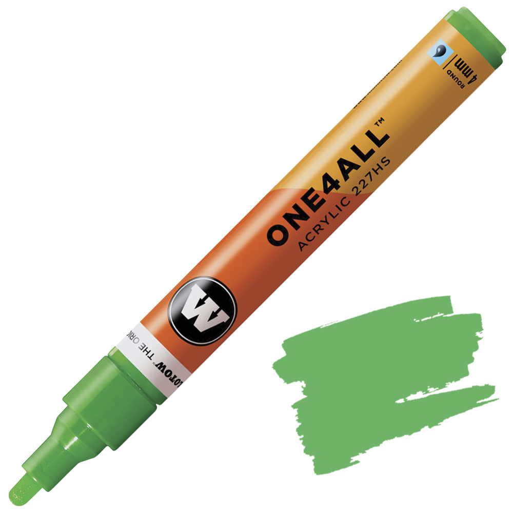 Molotow ONE4ALL 227HS Acrylic Paint Marker 4mm Universes Green
