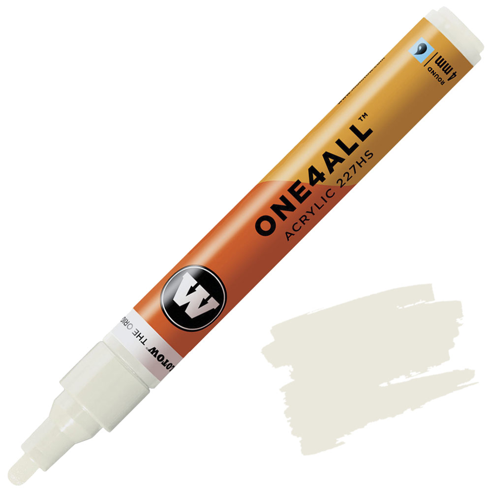 Molotow ONE4ALL 227HS Acrylic Paint Marker 4mm Nature White