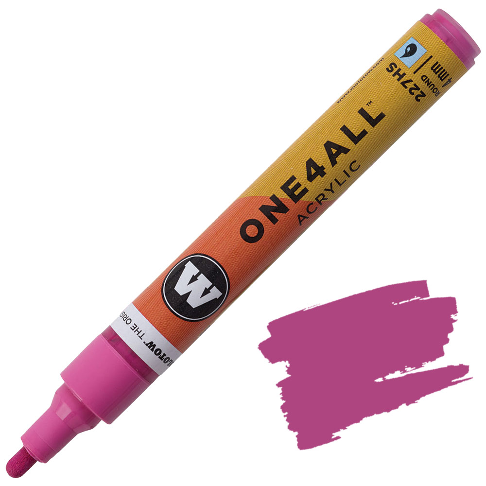 Molotow ONE4ALL 227HS Acrylic Paint Marker 4mm Magenta