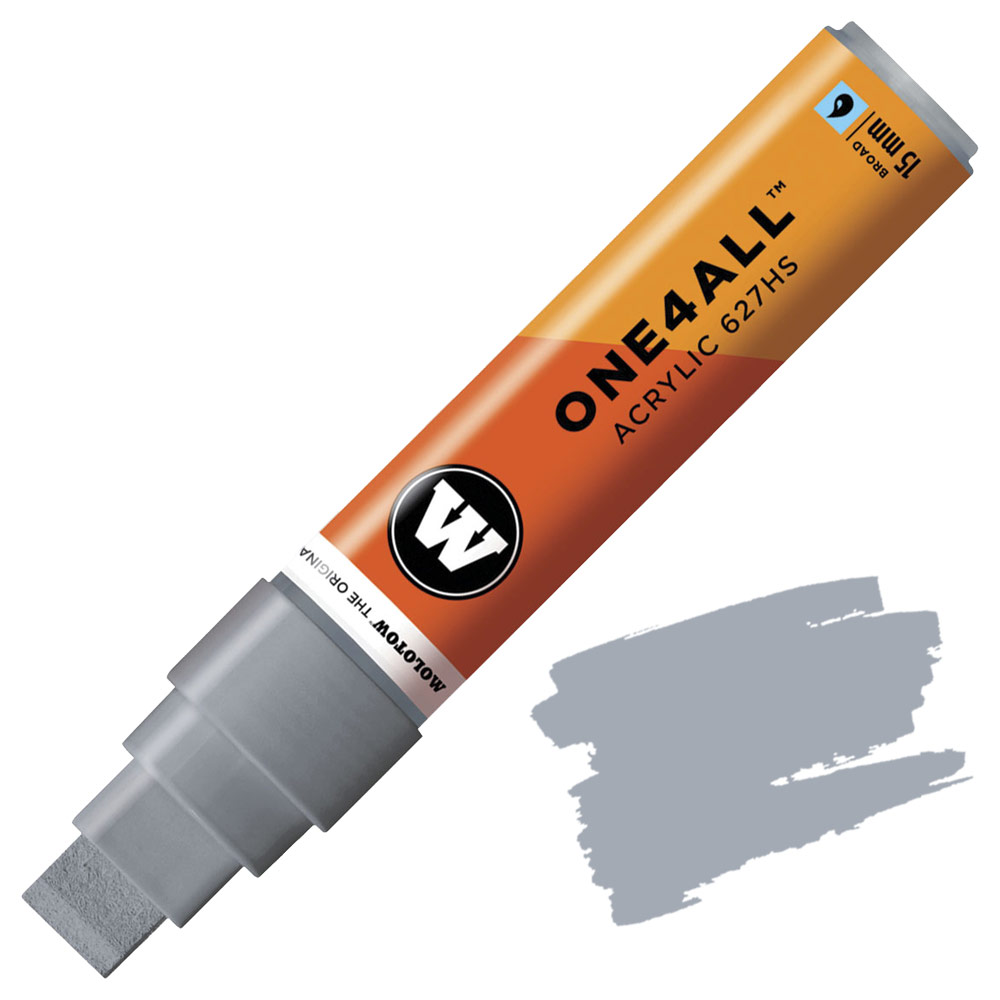 Molotow ONE4ALL 627HS Acrylic Paint Marker 15mm Cool Gray Pastel